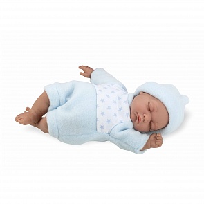 Мягкий пупс из серии Arias Elegance в голубом костюме, с соской, плачет, 28 см. (Arias, Т11093)